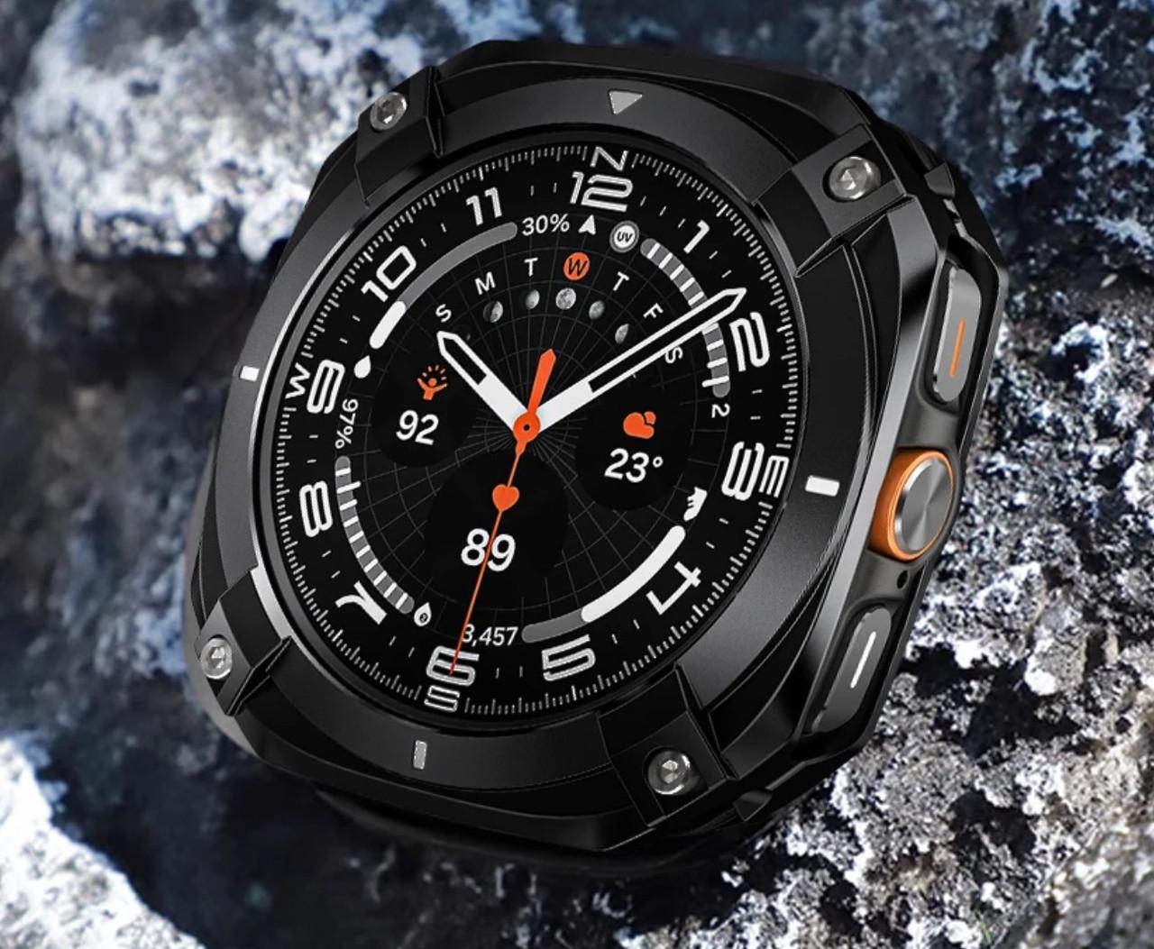 Защитный металлический корпус для часов Samsung Galaxy Watch Ultra 47 мм SM-L705 Black (2749359110) - фото 4 Защитный металлический корпус для часов Samsung Galaxy Watch Ultra 47 мм SM-L705 Black (2749359110) - фото 4