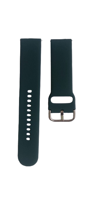 Ремешок для часов силиконовый 22х185 мм Olive Green (3209)