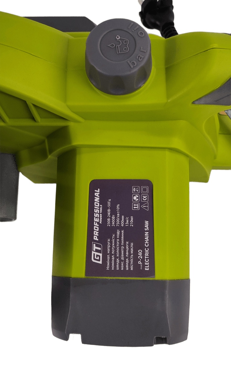 Електропила GT P-240 16" 406 мм 2400 Вт (27563404) - фото 8