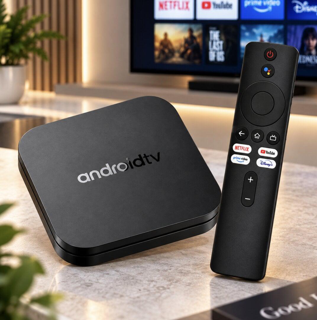 Смарт ТВ-приставка I96 Z19 Android TV 2/16 ГБ с поддержкой 4K Ultra HD, Wi-Fi 2.4/5 ГГц с пультом ДУ (M17974)