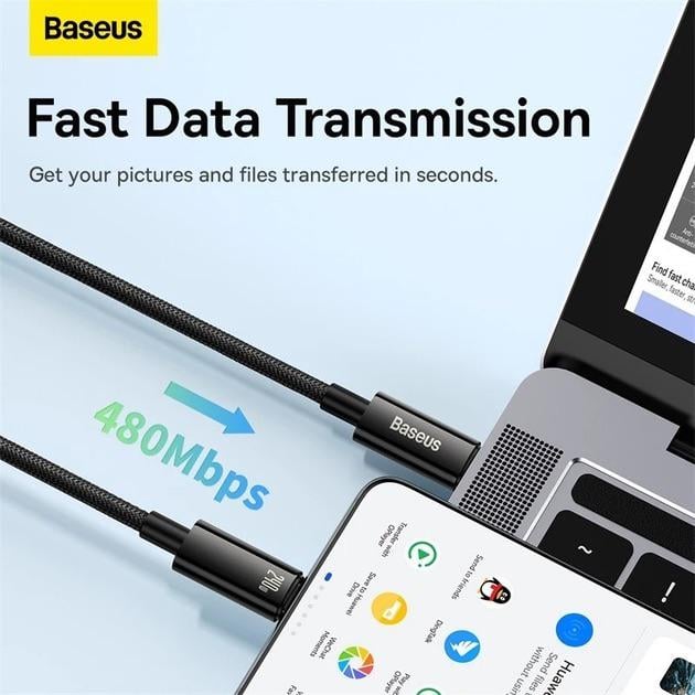 Кабель Baseus 240W PD 3.1 Super Charge - фото 3