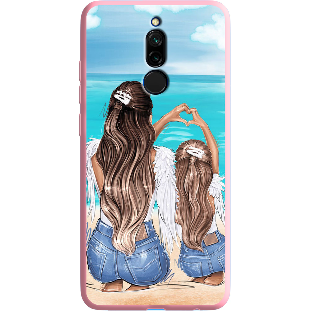 Чехол Boxface Xiaomi Redmi 8 Family Vacation Розовый силикон (38411-up2380-38676)