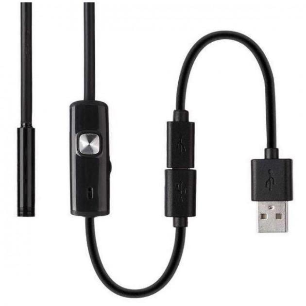 Ендоскоп для важкодоступних місць 5570 USB microUSB 2 м 7 мм 0,3 Мп (503920) - фото 7