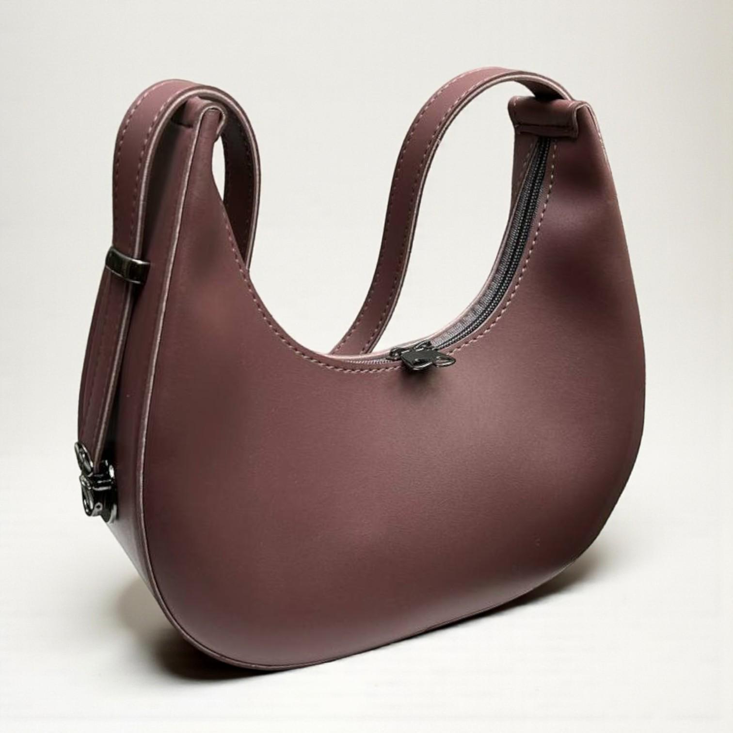 Сумка багет женская и кошелек из экокожи 2в1 Темно-пудровый (2614674745) Сумка багет женская и кошелек из экокожи 2в1 Темно-пудровый (2614674745)