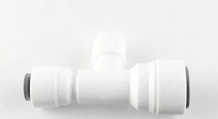 Фитинг Т-образный 1802-F трубка 1/4"-резьба 1/4"-трубка 3/8" (66778801414)
