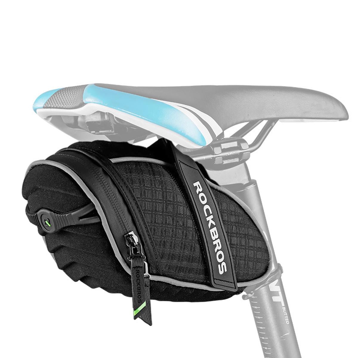 Велосумка подседельная ROCKBROS C16 velcro светоотражающая Черный (RB-C16-1326)