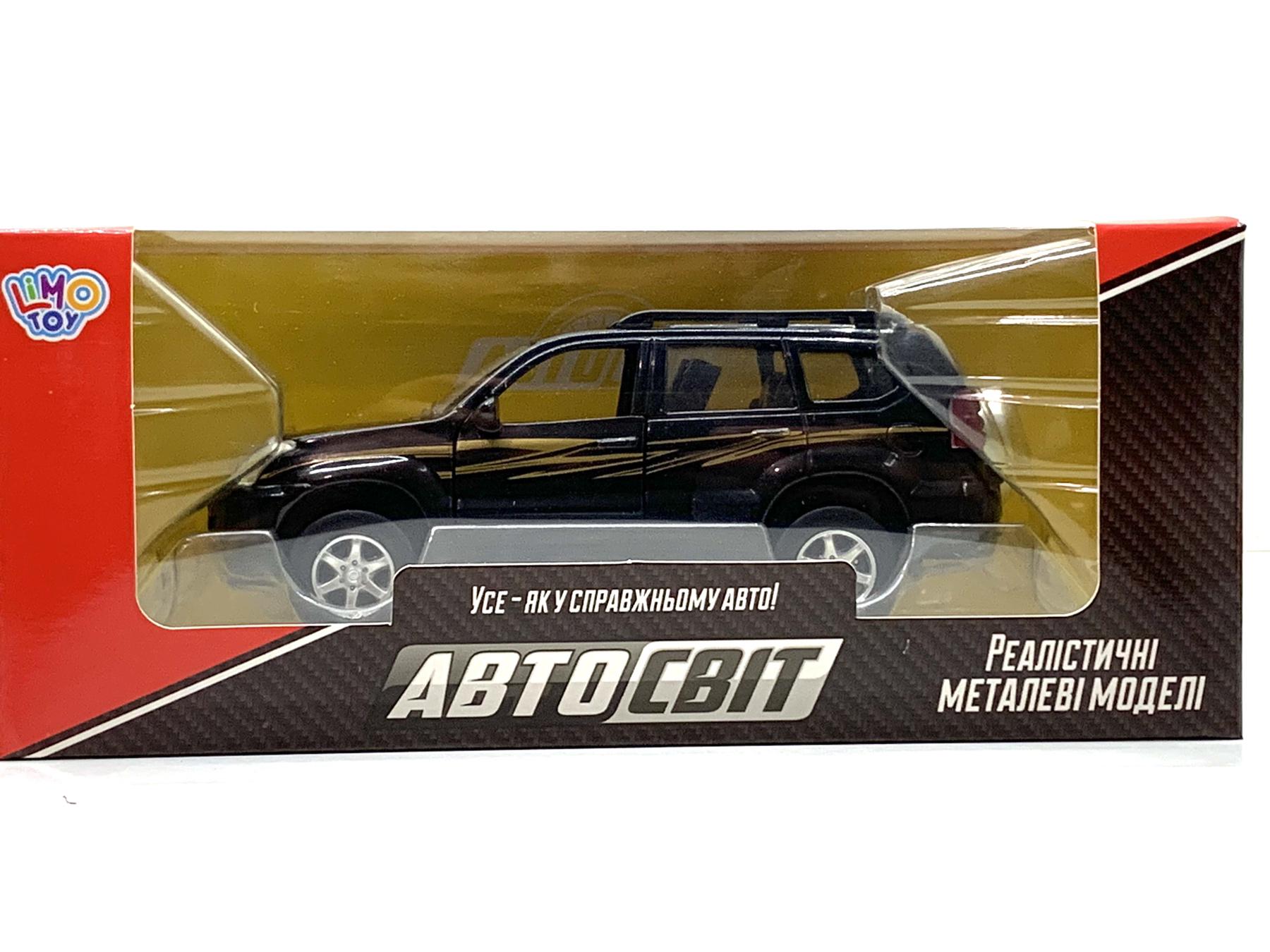 Машина Автосвит Toyota Prado инерционная 1:32 Черный (AS-2697) - фото 10