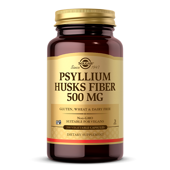 Подорожник Псилиум Solgar Psyllium Husk Fiber 500 mcg 200 caps (SOL-02315)