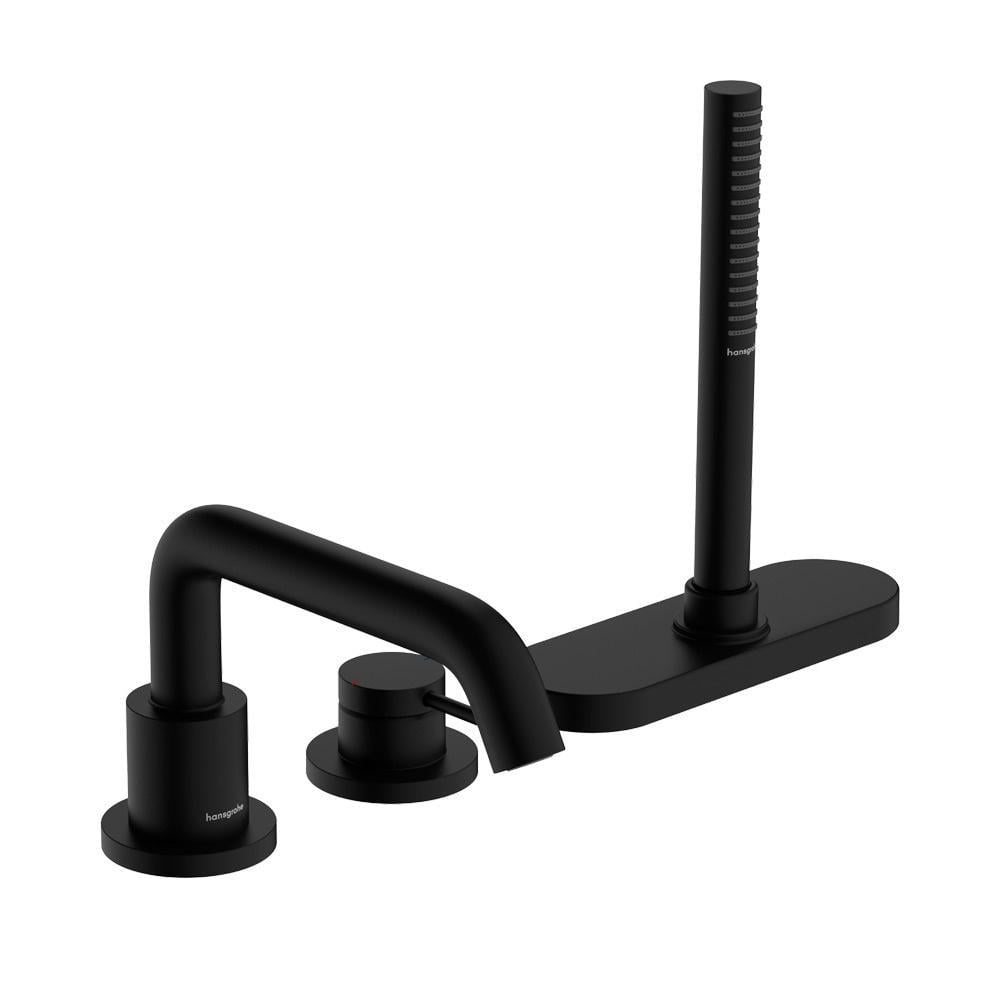 Смеситель для ванны Hansgrohe Tecturis S однорычажный Черный матовый (73447670)