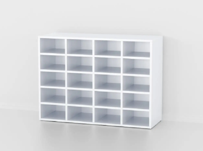 Етажерка для взуття на двадцять комірок Білий (Р12) - фото 2 Етажерка для взуття на двадцять комірок Білий (Р12) - фото 2