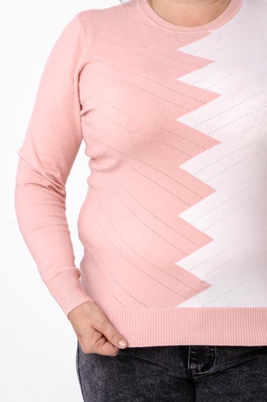 Джемпер утеплений жіночий прямого крою Носи Своє р. 48/50 Пудровий (18102) - фото 3 Джемпер утеплений жіночий прямого крою Носи Своє р. 48/50 Пудровий (18102) - фото 3