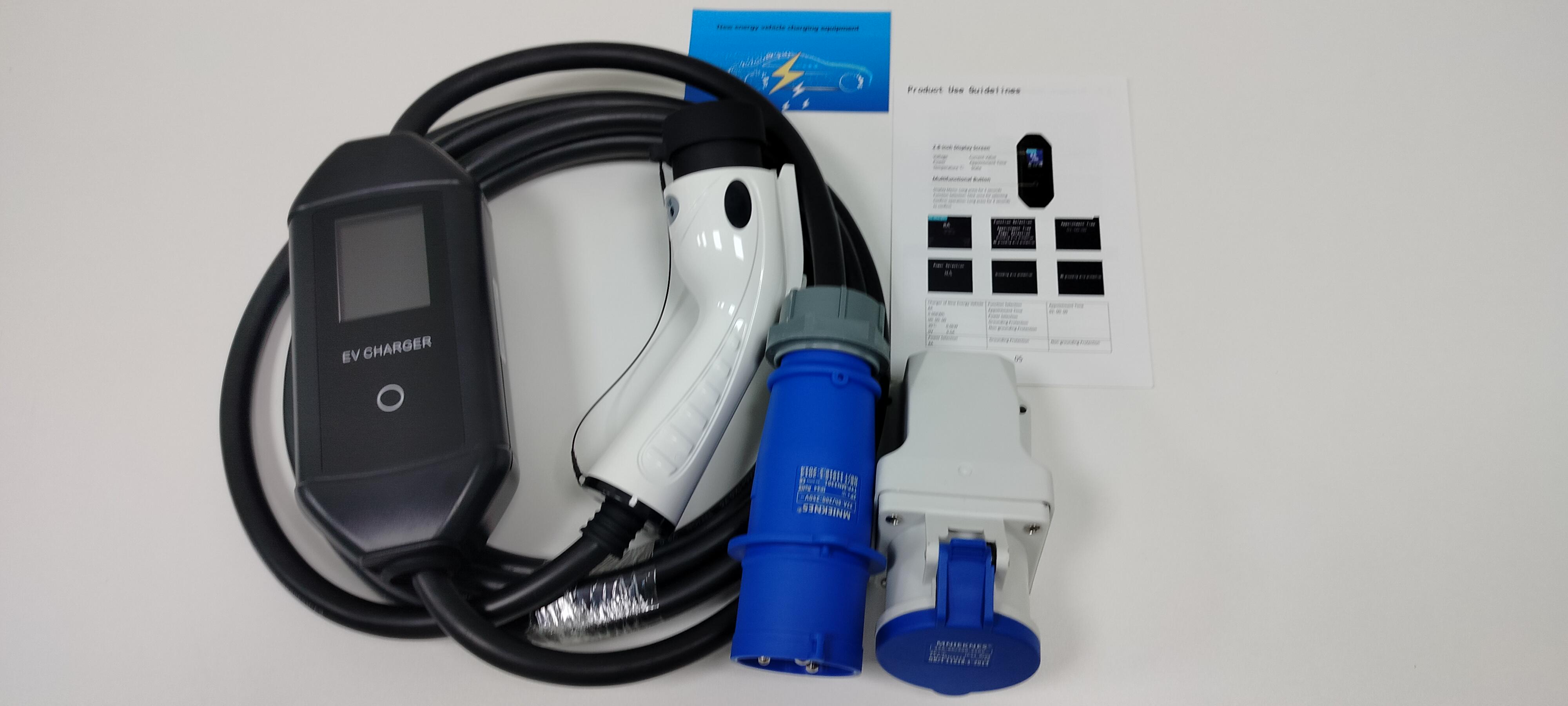 Зарядное устройство для электромобиля EV 32A/7 кВт GB/T портативное с силовой розеткой 220 В 32 А OLED (XCACK01-G) - фото 12