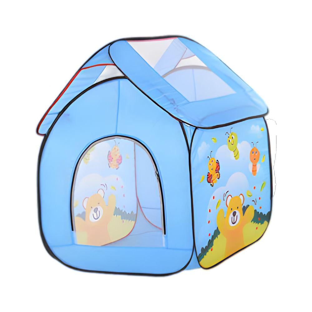 Палатка M3756 с принтом мишки Голубой Палатка M3756 с принтом мишки Голубой