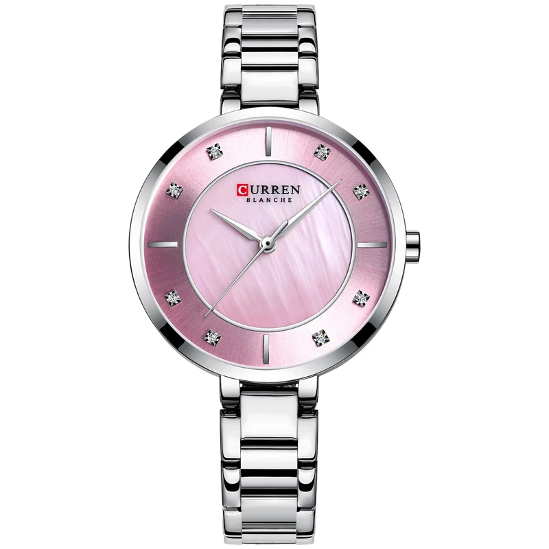 Наручний годинник Curren 9051 Silver/Pink