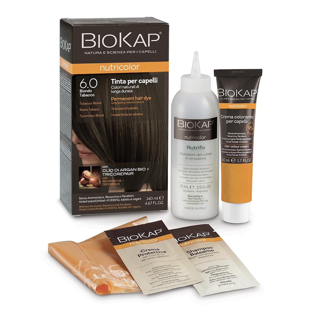 Крем-краска Bios Line BioKap Nutricolor 6.0 Biondo Tabacco 140 мл (27356798) Крем-краска Bios Line BioKap Nutricolor 6.0 Biondo Tabacco 140 мл (27356798)