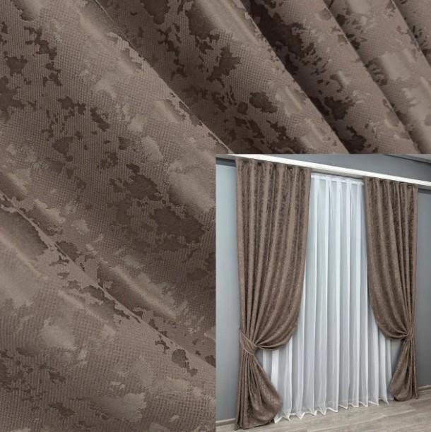 Ткань для штор Pavliani VO лен Какао (1718ш) - фото 5