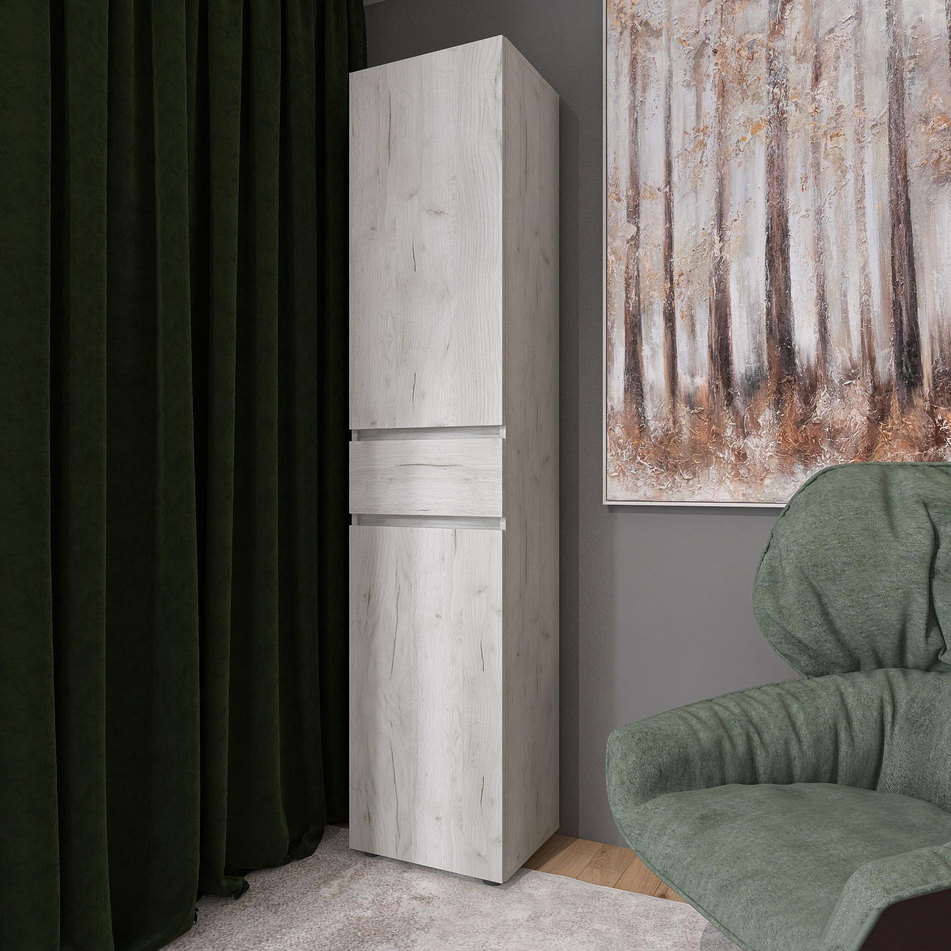 Пенал закрытый Эверест Лайт ПЛ-1 Крафт белый (210386)