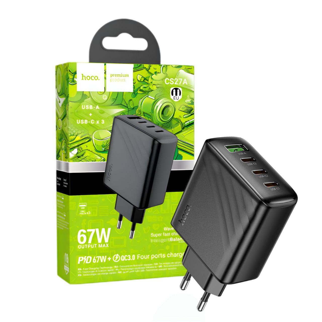 Зарядное устройство Hoco CS27A с поддержкой PD/QC/3 порта Type-C (23598514)
