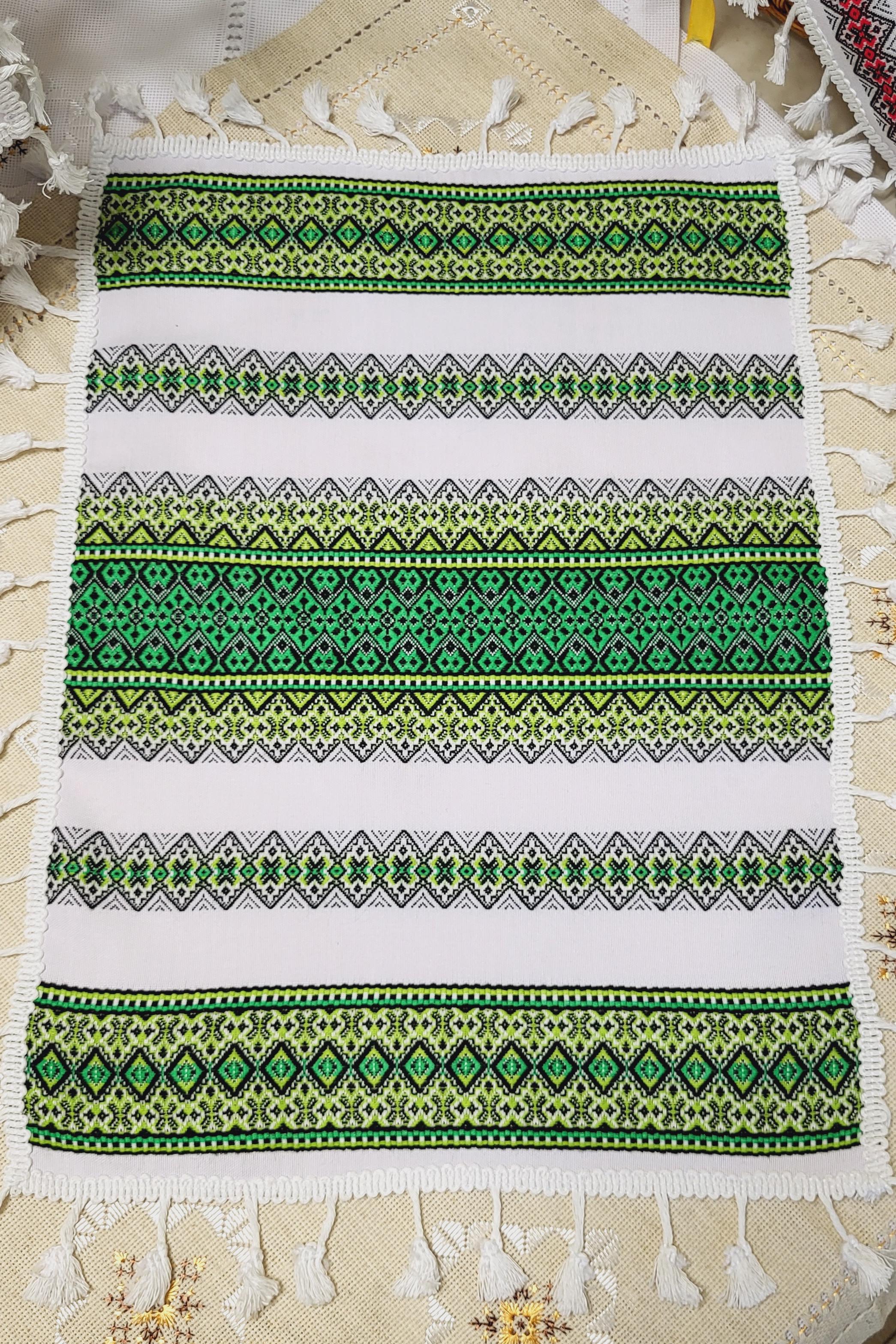 Серветка-рушник тканинно-декоративна з торками на святковий кошик (Арт-063вел)