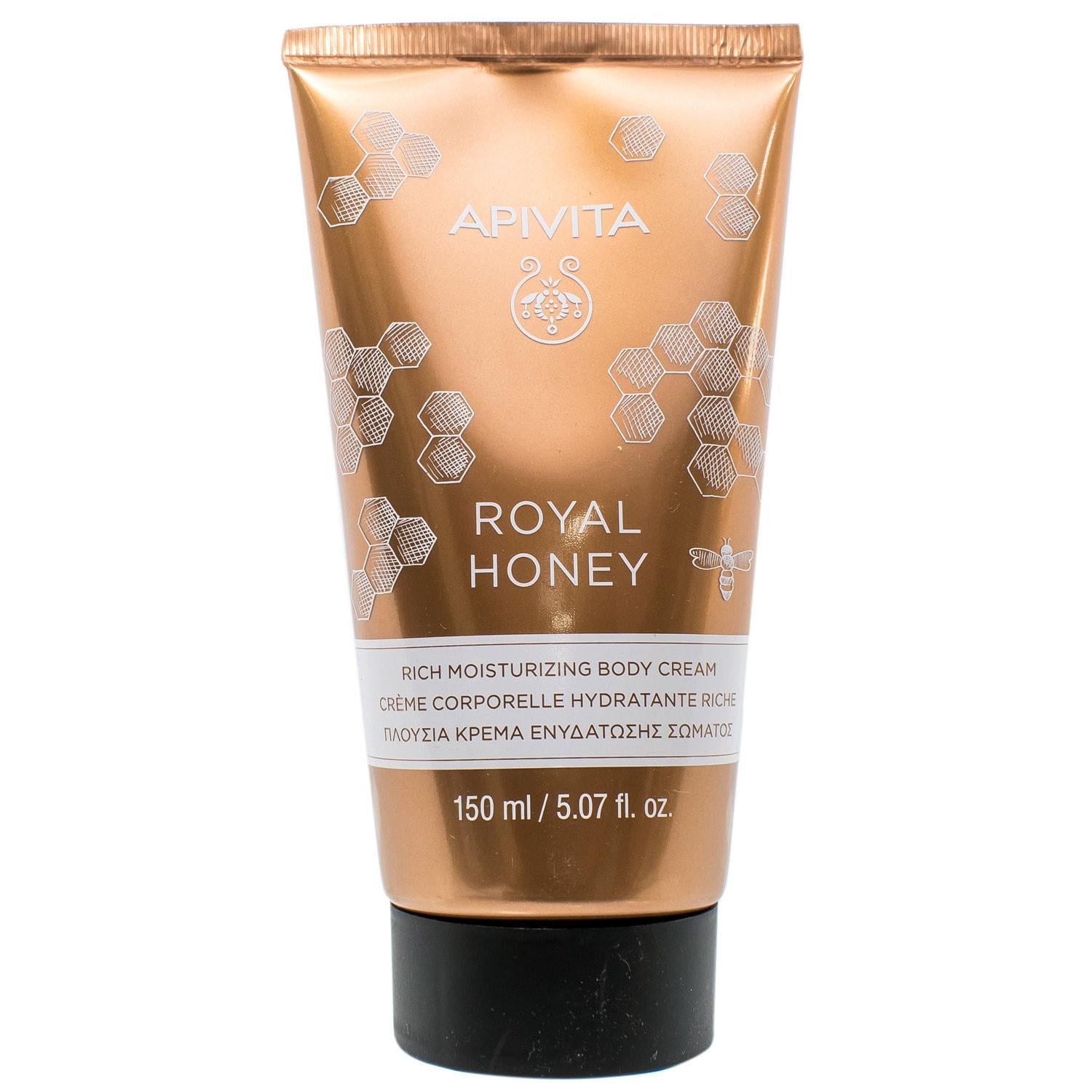 Крем для тела увлажняющий Apivita Royal Honey Rich Moisturizing Body Cream Королевский мед 150 мл (2008813730)