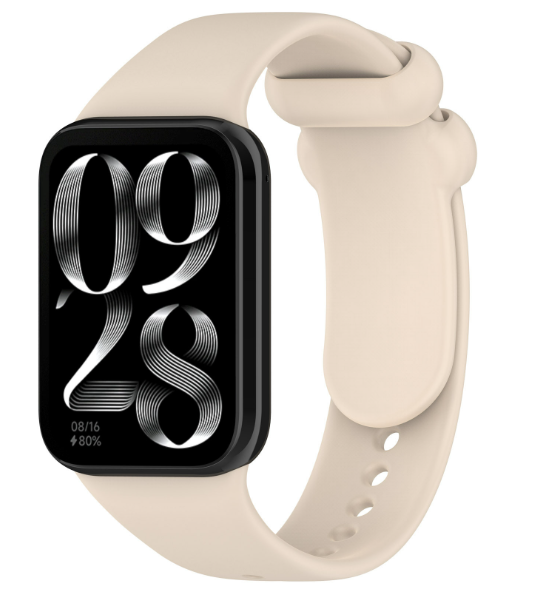 Ремешок DK Silicone Sport Band для Xiaomi Mi Band 8 Pro Ivory (017124) - фото 1