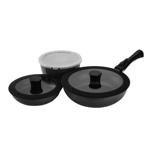 Набор сковородок Maestro MR-4800-7 2 сковородки/с крышками ковш/съемная ручка 7 пр. (2654643138)