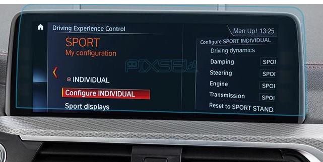 Захисне скло Pixsel гібридне матове на монітор BMW X4 12“ 2018-2021 G02