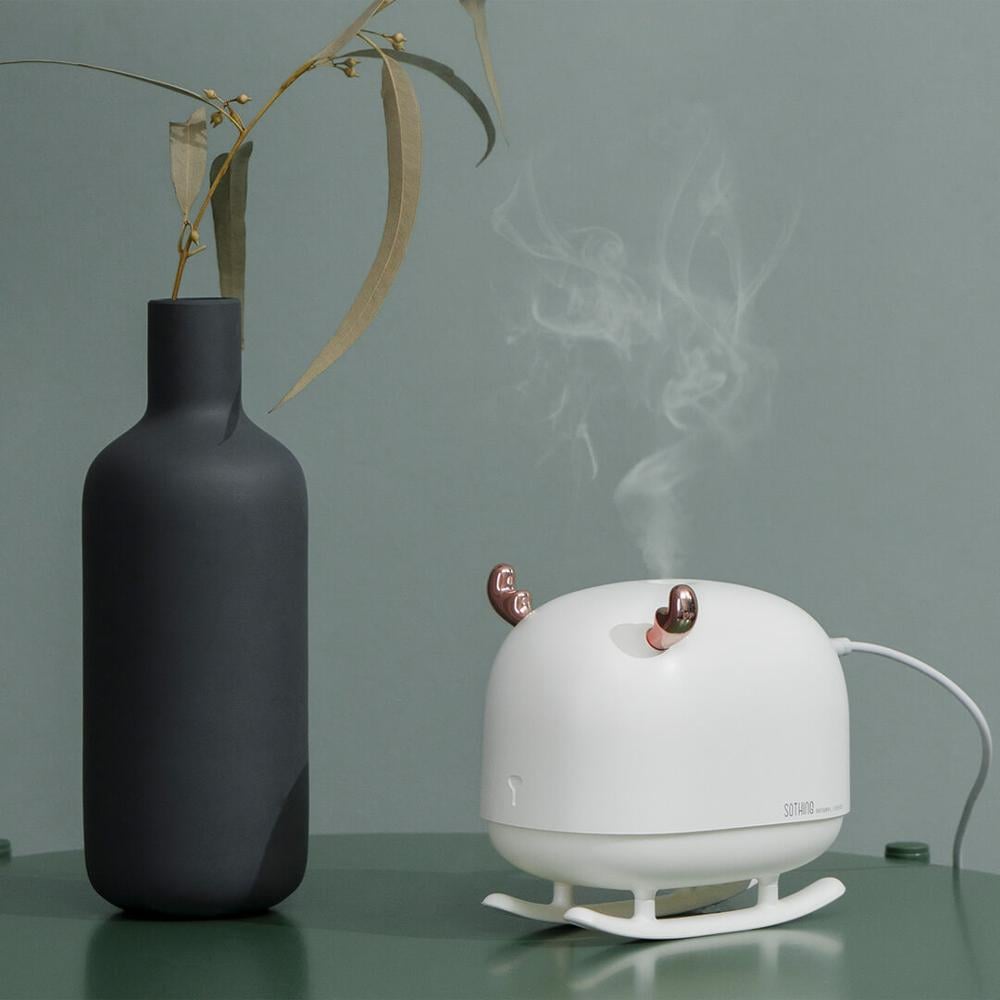 Зволожувач повітря нічник Sothing Deer Humidifier and Light (DSHJ-H-009) White - фото 4