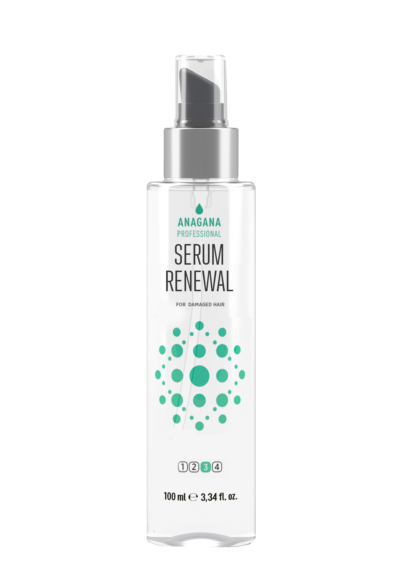 Флюид Восстановление для поврежденных волос SERUM renewal for damaged hair ANAGANA 100 мл (22-ФВ-100)