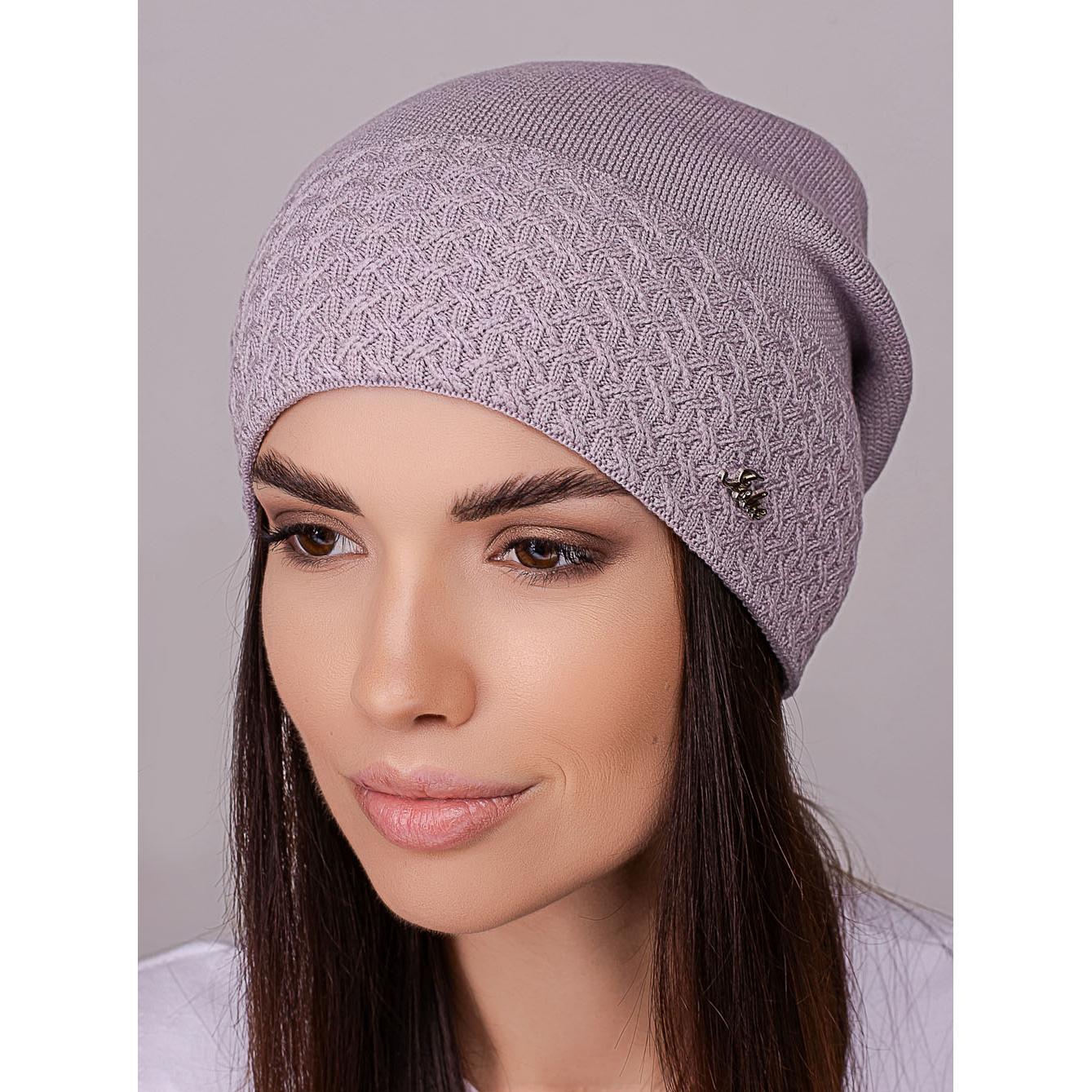Шапка женская Leks ПОЕЗИЯ шерстяная утепленная флисом с узором на отвороте сзади сцепленная one size Лавандовый (258482) - фото 1 Шапка женская Leks ПОЕЗИЯ шерстяная утепленная флисом с узором на отвороте сзади сцепленная one size Лавандовый (258482) - фото 1