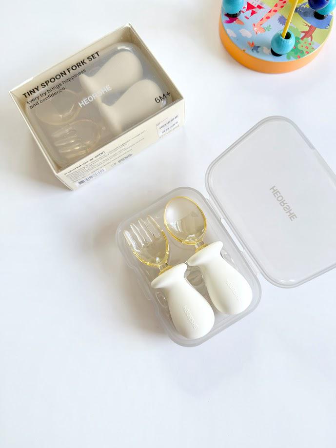 Набор детских приборов Heorshe ложка/вилка с 6 месяцев Белый (28056280) - фото 8 Набор детских приборов Heorshe ложка/вилка с 6 месяцев Белый (28056280) - фото 8