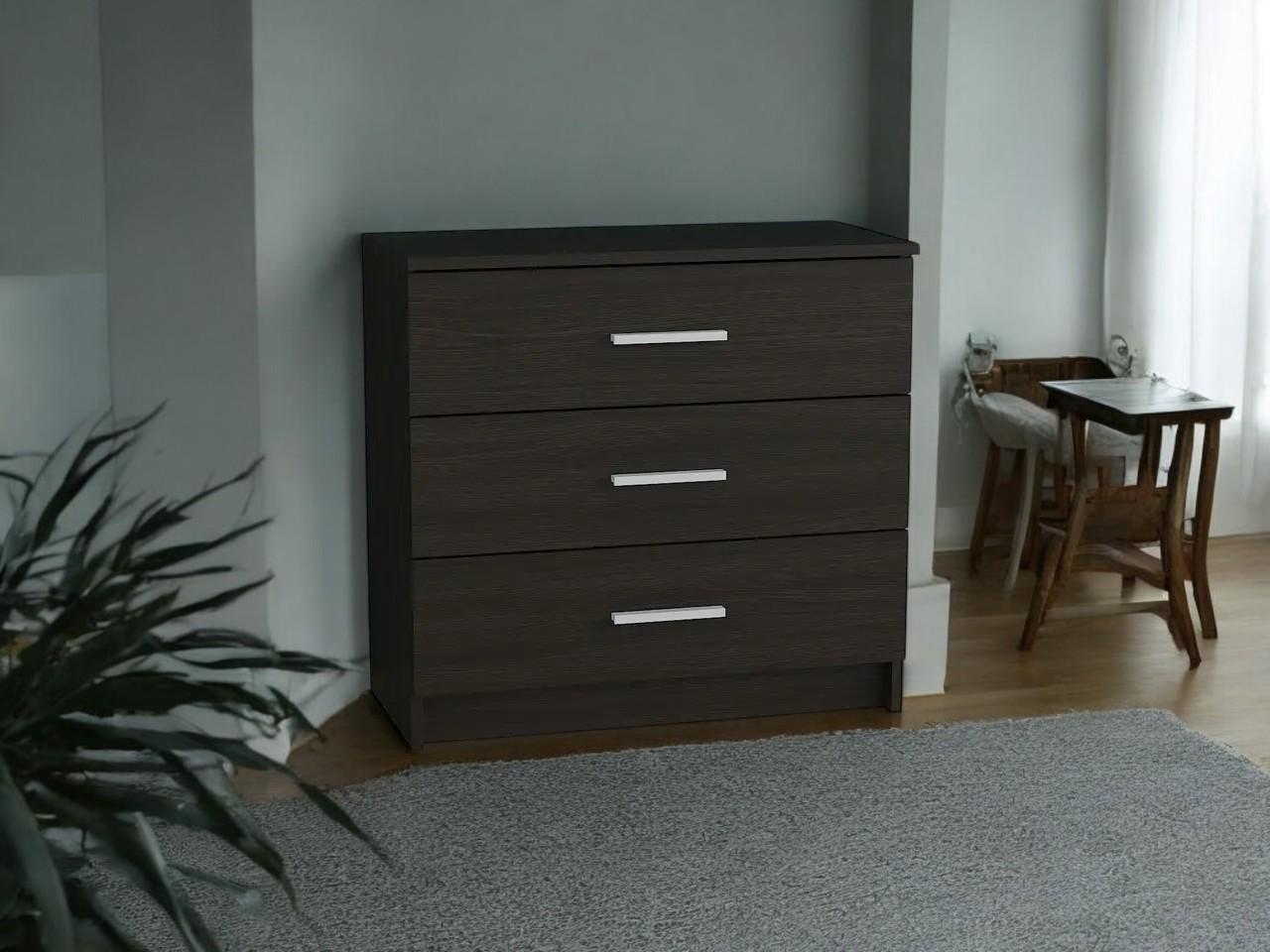 Комод на 3 шухляди Венге темний (P89в)