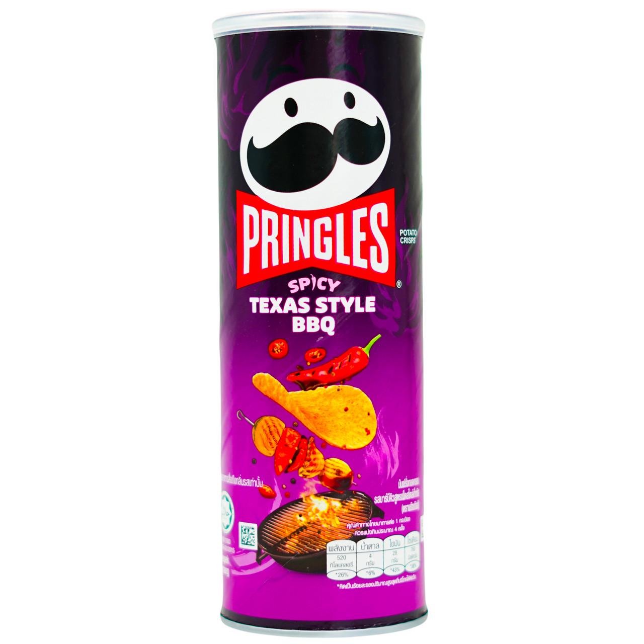 Чипсы Pringles Texas Style BBQ 102 г (000009550)