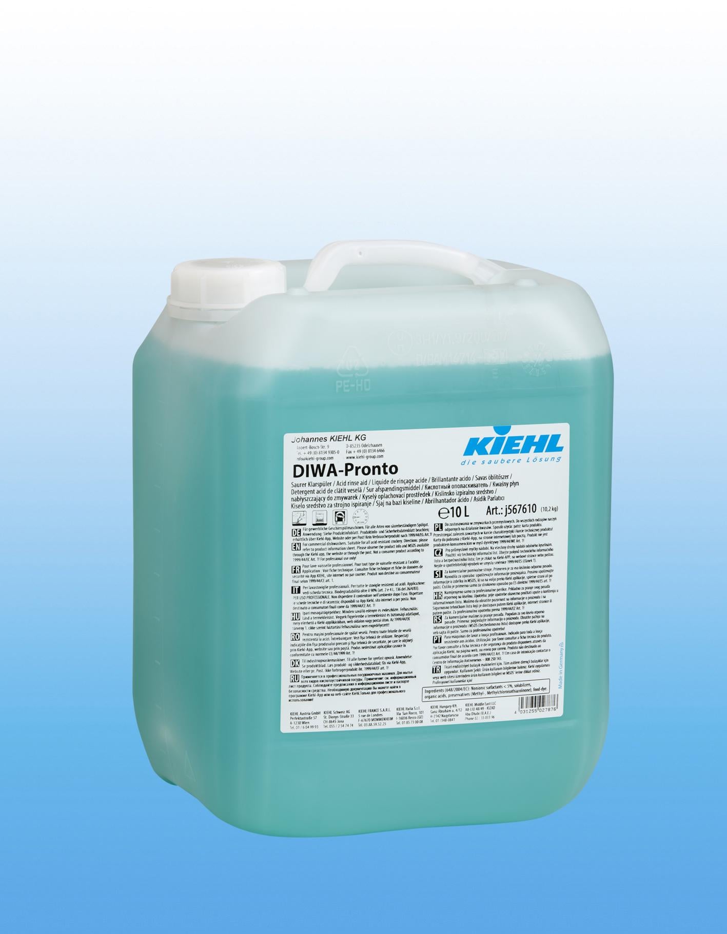 Ополаскиватель для посудомоечных машин Kiehl DIWA-Pronto 10 л
