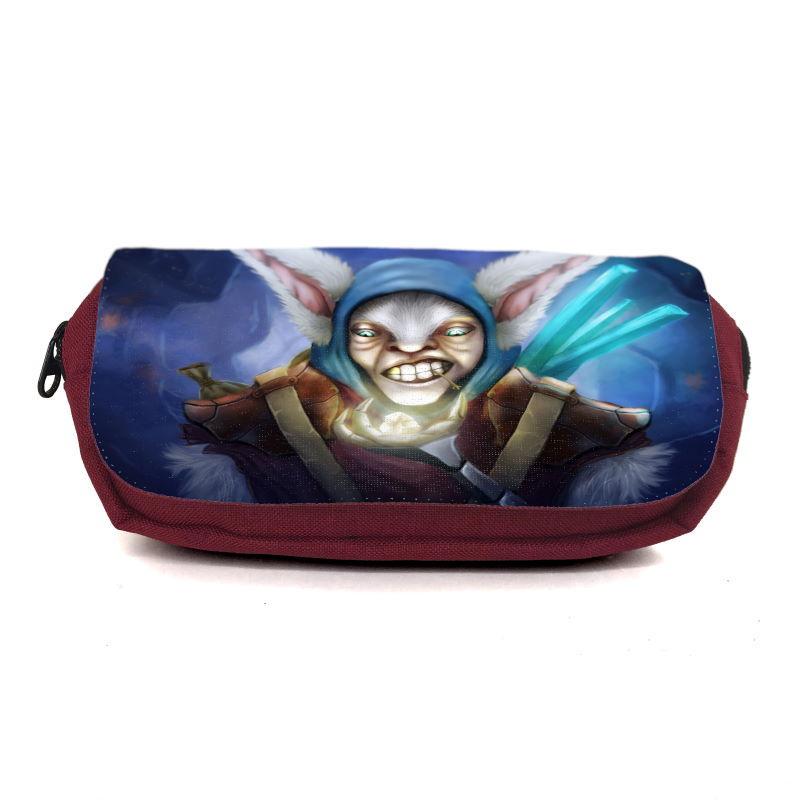 Пенал школьный DOTA-0029 Бордовый (1570289261)