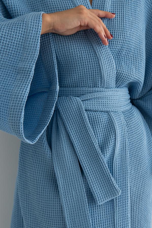 Халат вафельний Azure ONE (29517759) - фото 3 Халат вафельний Azure ONE (29517759) - фото 3