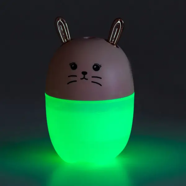 Зволожувач повітря для дитячої кімнати Зайчик 220 мл Рожевий - фото 11