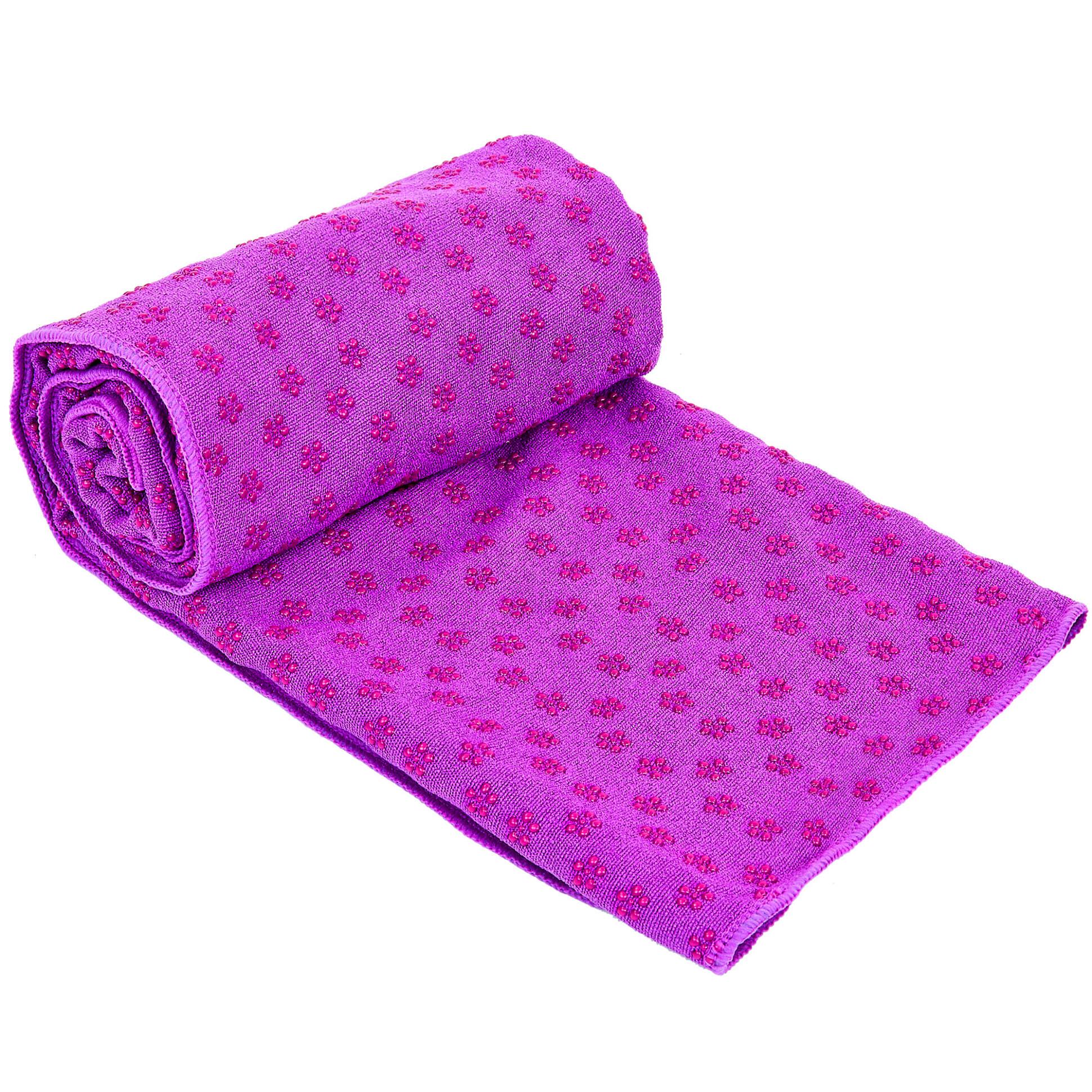 Килимок-рушник для йоги та фітнесу Yoga Mat-Towel FI-4945 Фіолетовий - фото 1