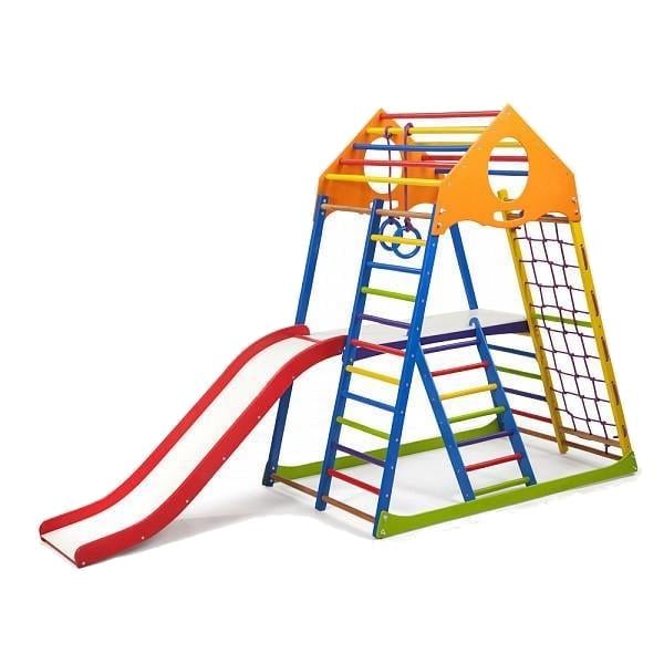 Дитячий спортивний комплекс SportBaby KindWood Color Plus 2 (KindWood-Color-Plus-2-4)