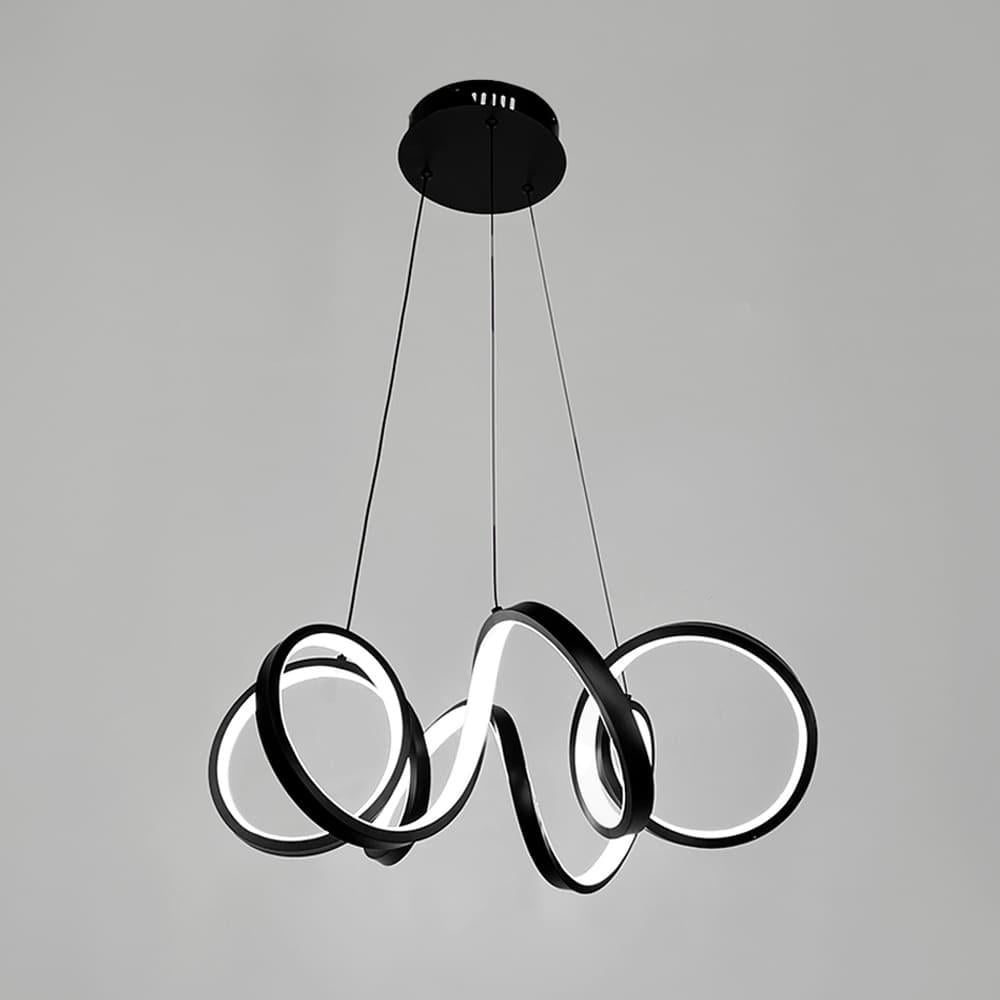 Люстра роскошная MARCELA Ø 50 см Черный (MJ74-500 BK)