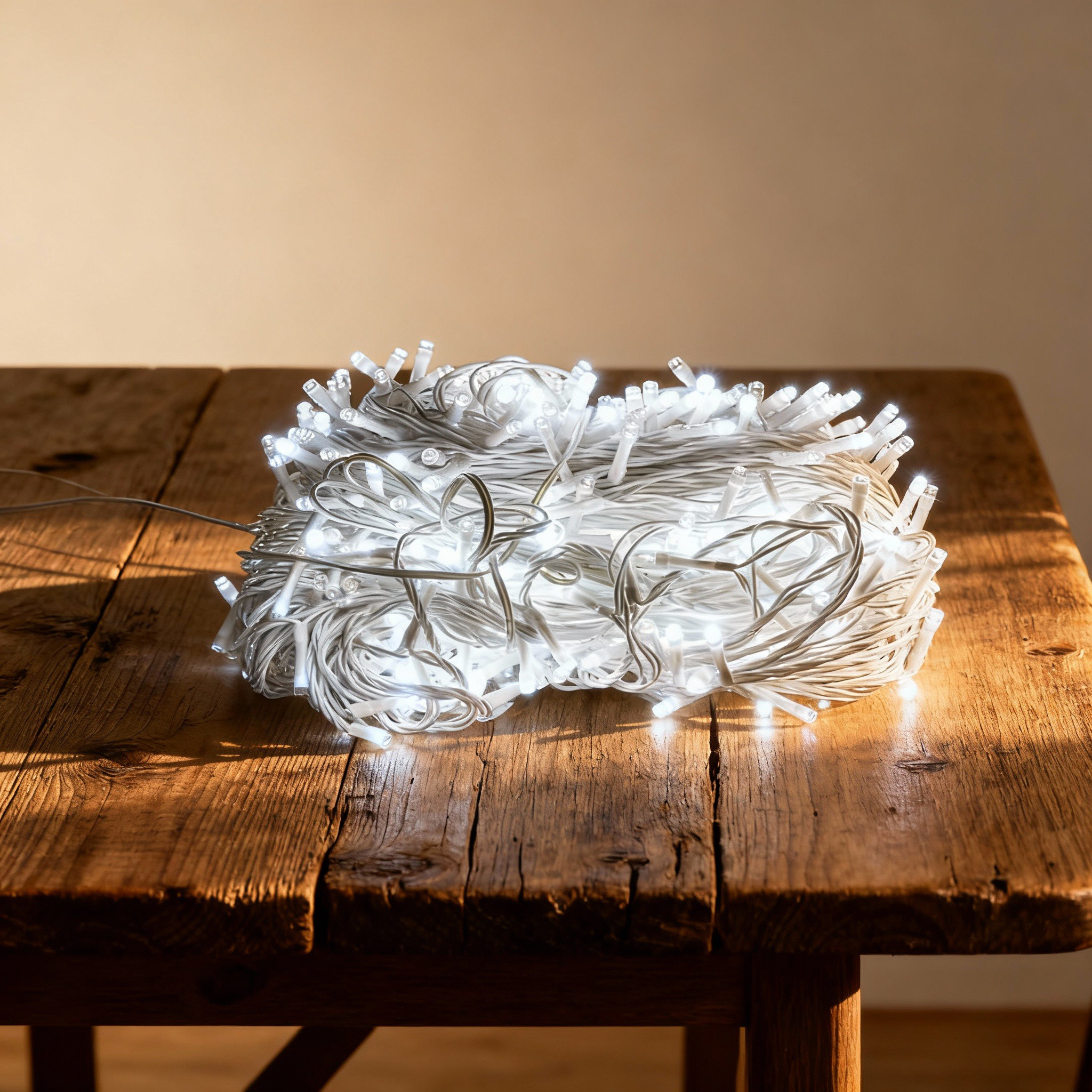 Гірлянда мережева новорічна нитка вулична Різдвяна фея 50 м 500 LED діодів IP 65 Білий провід Біле світло (CF500L50MWW) - фото 5 Гірлянда мережева новорічна нитка вулична Різдвяна фея 50 м 500 LED діодів IP 65 Білий провід Біле світло (CF500L50MWW) - фото 5