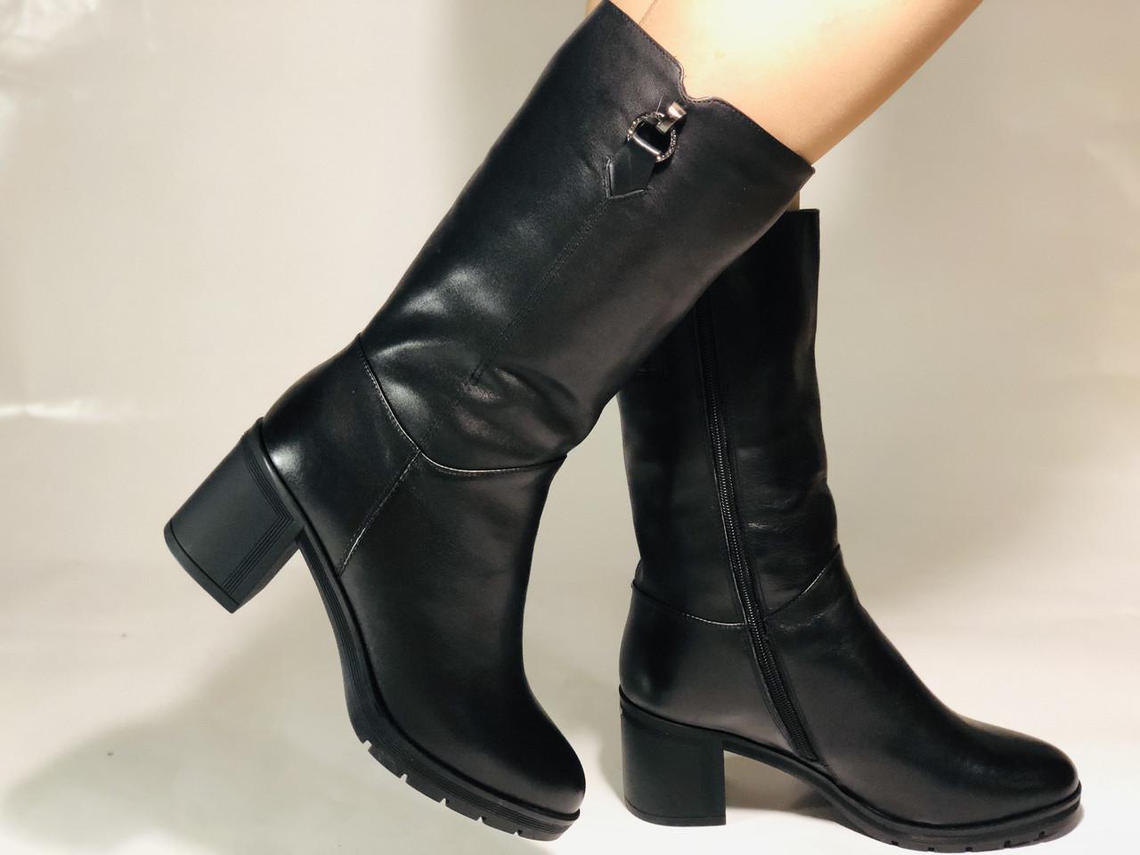 Полусапожки женские зимние Molka р. 40 25,5 см Черный (2445) - фото 2 Полусапожки женские зимние Molka р. 40 25,5 см Черный (2445) - фото 2