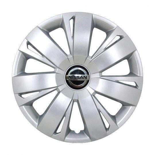 Автомобильные колпаки SKS 411 R16 с логотипом Nissan 4 шт. Серебристый Автомобильные колпаки SKS 411 R16 с логотипом Nissan 4 шт. Серебристый