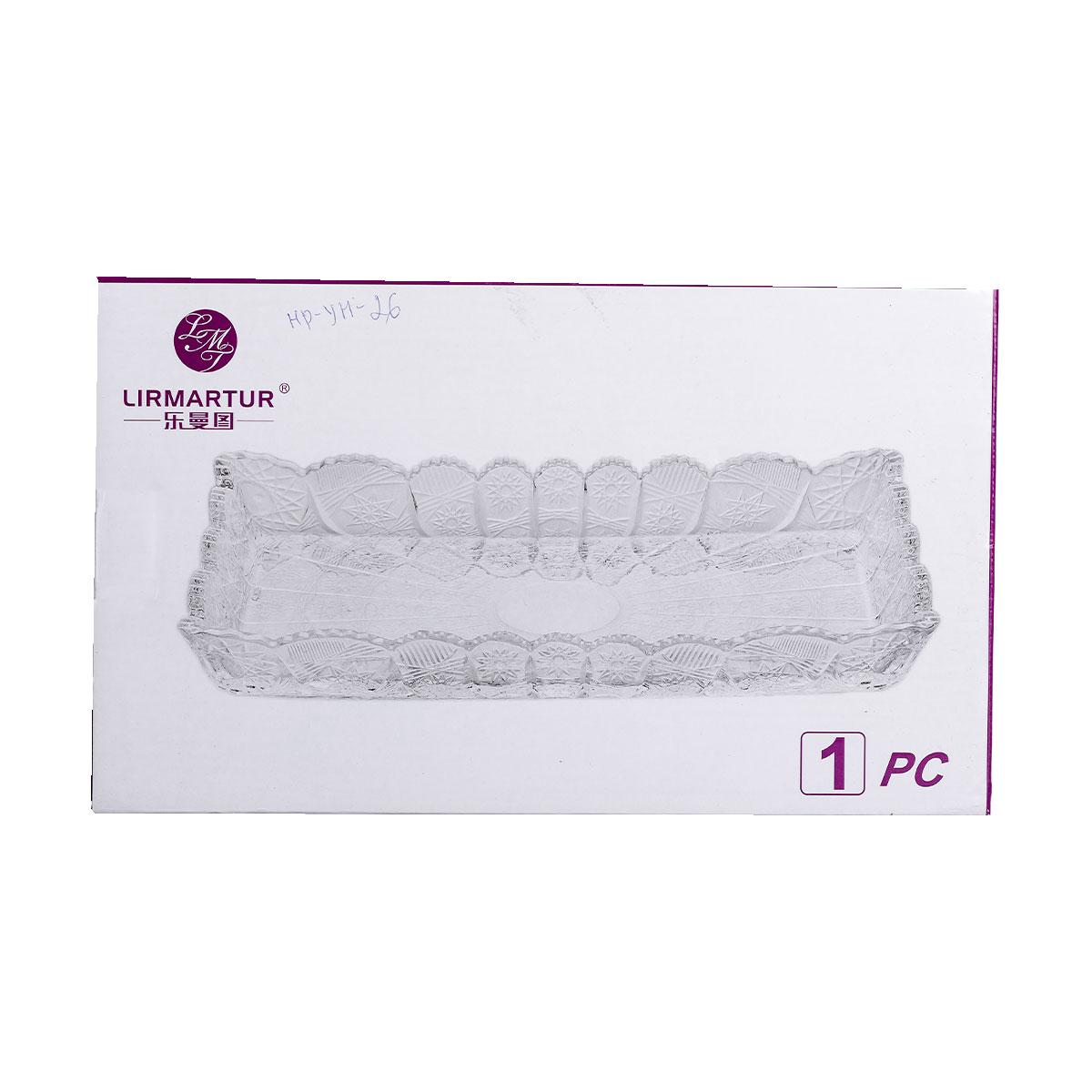 Страва для закусок Lirmartur скляна 28,6x16,5x3 см (5972) - фото 12 Страва для закусок Lirmartur скляна 28,6x16,5x3 см (5972) - фото 12