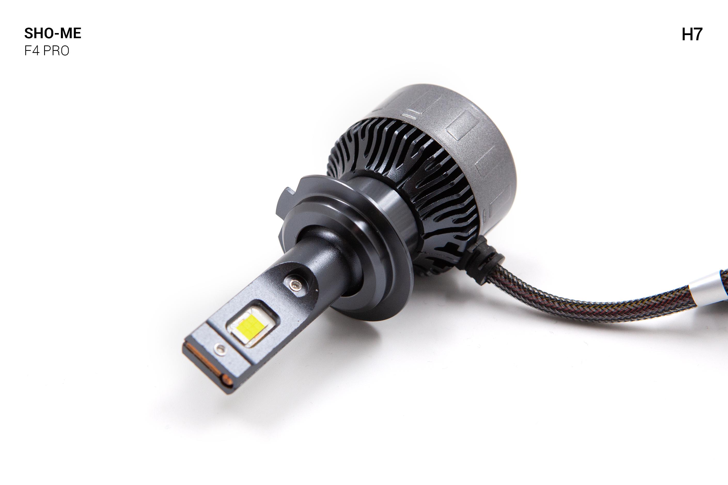 Автолампи Sho-Me F4-Pro H7 LED 45W 2 шт. - фото 4 Автолампи Sho-Me F4-Pro H7 LED 45W 2 шт. - фото 4