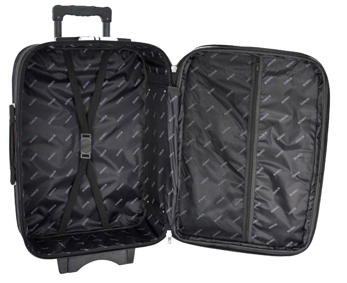 Набор чемоданов тканевых Bonro Style M/L 2 шт. Черно-синий (28448111) - фото 2