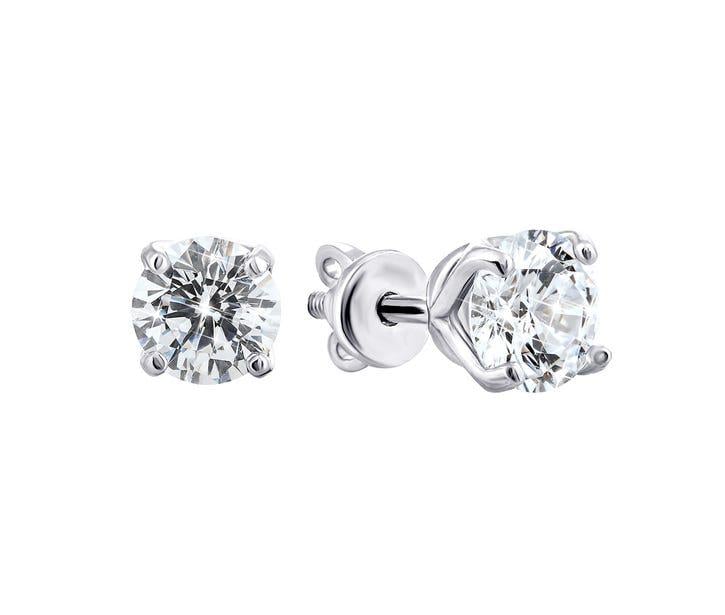 Серьги серебряные Crystal Sparkle 925° (20384)
