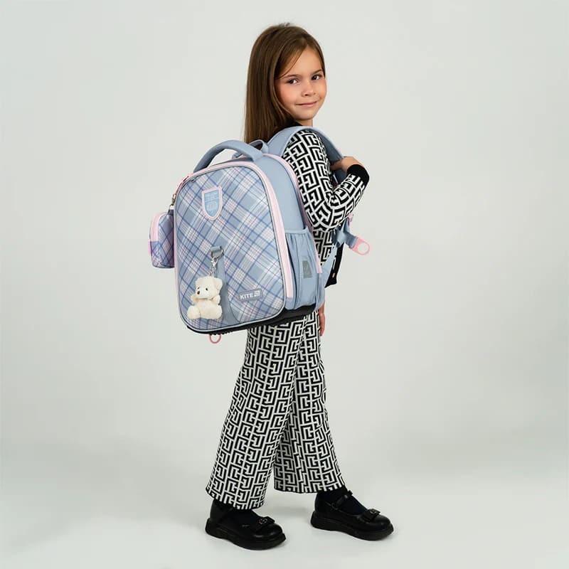 Школьный рюкзак каркасный KITE Education 555 College Line Girl 14 л Серый (K25-555S-6) - фото 14 Школьный рюкзак каркасный KITE Education 555 College Line Girl 14 л Серый (K25-555S-6) - фото 14