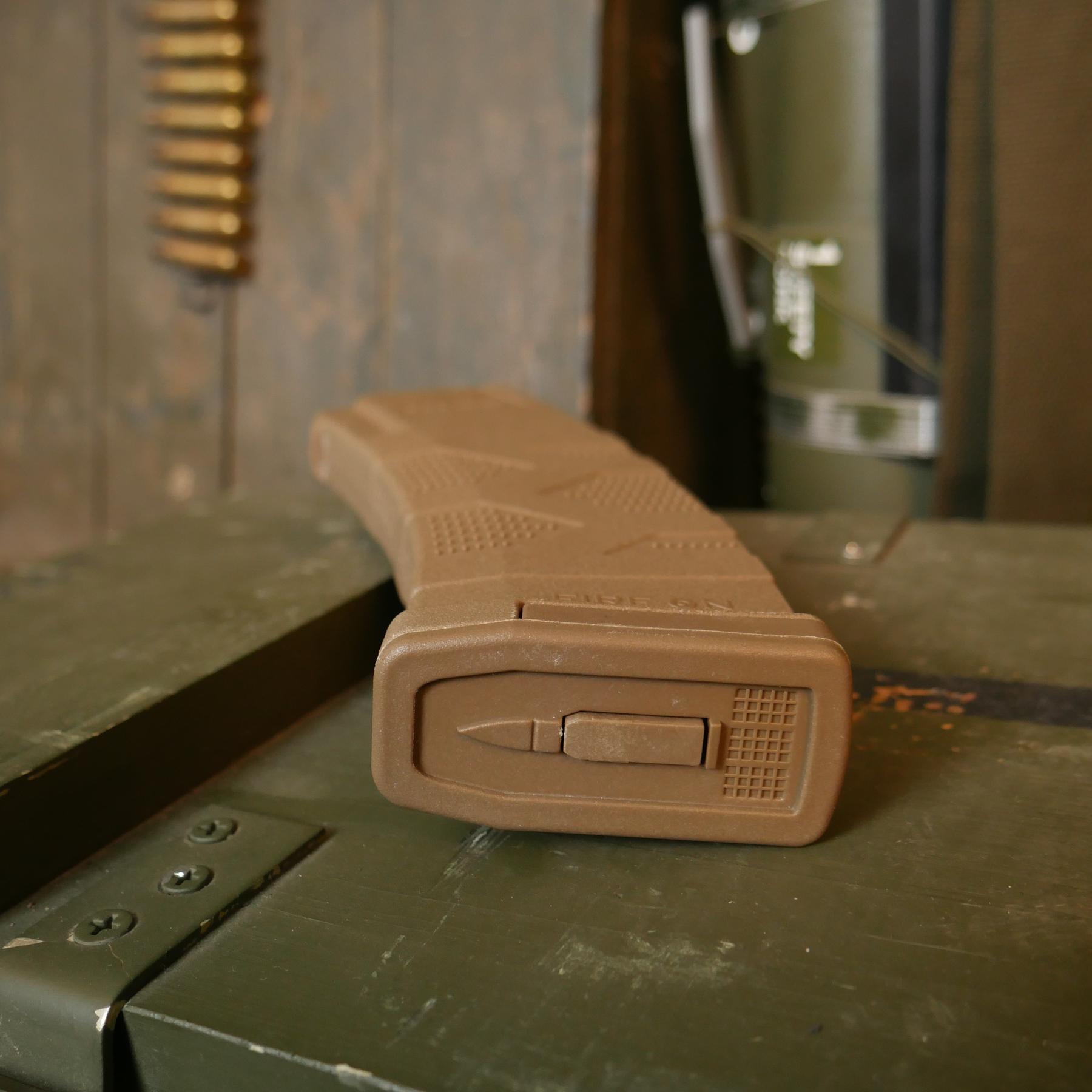 Магазин FireON АК30 подавач 5,45х39 Койот/Жовтий - фото 8 Магазин FireON АК30 подавач 5,45х39 Койот/Жовтий - фото 8