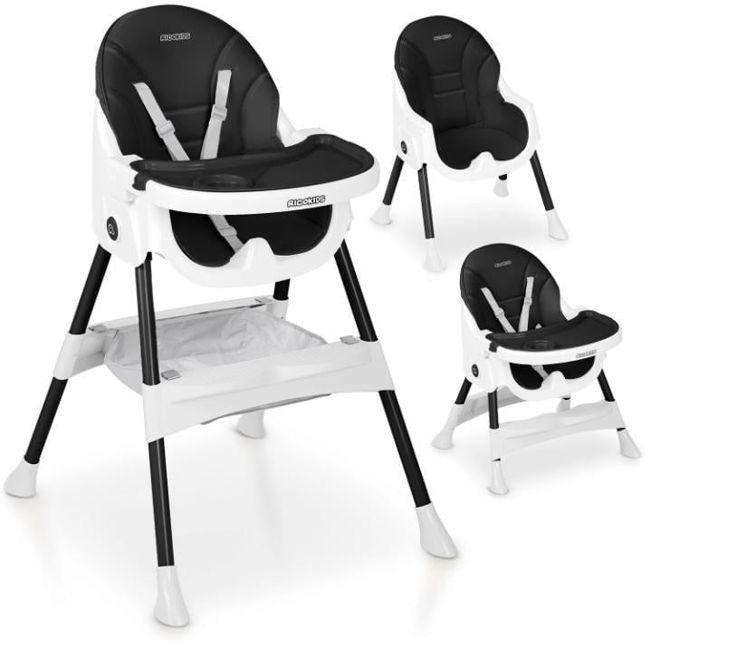 Стульчик для кормления Ricokids Mani 3в1 Черный (700900) - фото 2 Стульчик для кормления Ricokids Mani 3в1 Черный (700900) - фото 2